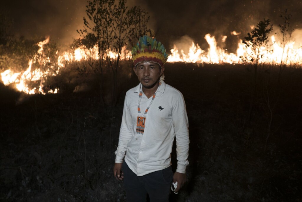 Amazon Fires Threaten To Displace Indigenous People In Brazil