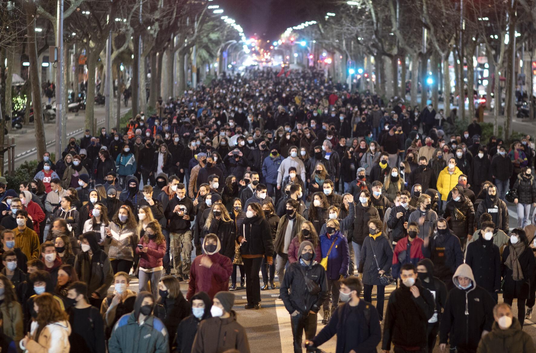 Angry Youths Rattle Spain In Support Of Jailed Rap Artist