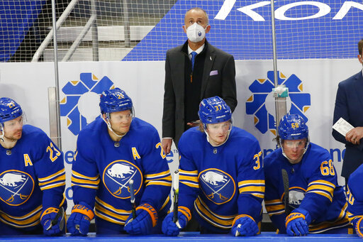 The Latest: Sabres Interim Coach Cleared From Covid Protocol