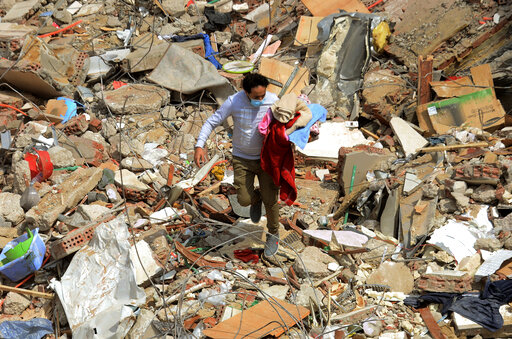 Infant Found Alive After Egypt Building Collapse