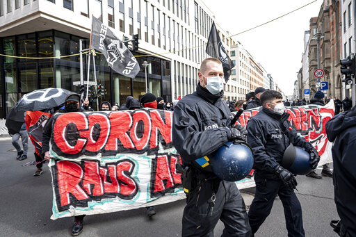 Germany: Police Clash With Protesters Against Virus Measures