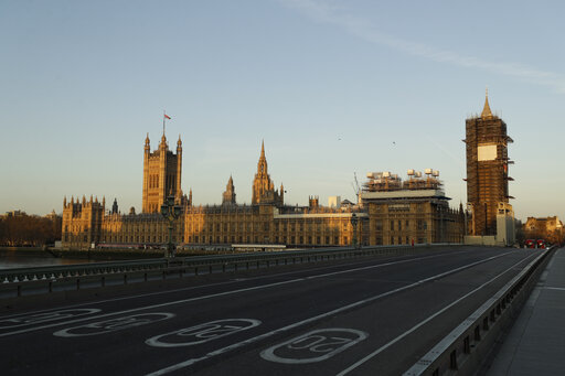 Ap Photos: Uk Reflects On Death Toll A Year After Lockdown