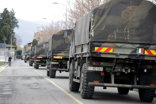 Italy Honors Covid Dead On Bergamo Army Convoy Anniversary