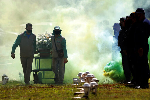 Brazil Posts Record Single Day Toll Of 3,251 Virus Deaths