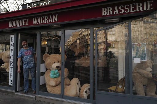 Ap Photos: Bookseller Keeps Paris Plush With Teddy Bears