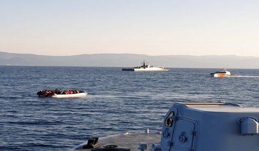 Greece Accuses Turkey Of Escorting Migrant Smuggling Boats
