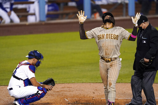 Like Father, Like Son: Tatís Hits 2 Hrs, Padres Beat La 6 1