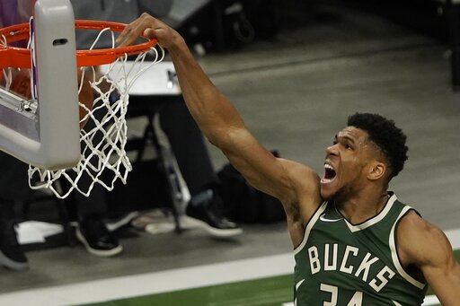 Antetokounmpo Has Big Day, Bucks Trounce 76ers 132 94