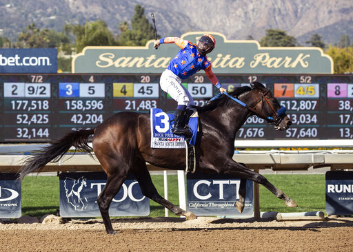 Rock Your World Rocks Win In Santa Anita Derby; Baffert 2nd