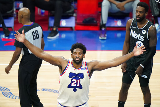 Embiid, 76ers Top Undermanned Nets 123 117 For 1st In East