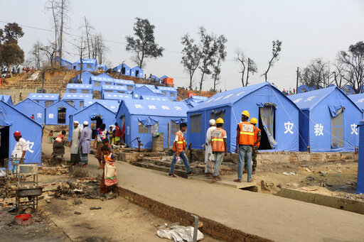 Fire Kills 3 In Market Near Rohingya Camp In Bangladesh