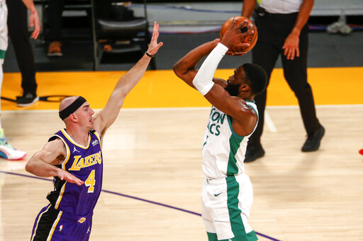 Jaylen Brown Scores 40, Celtics Beat Lakers 121 113