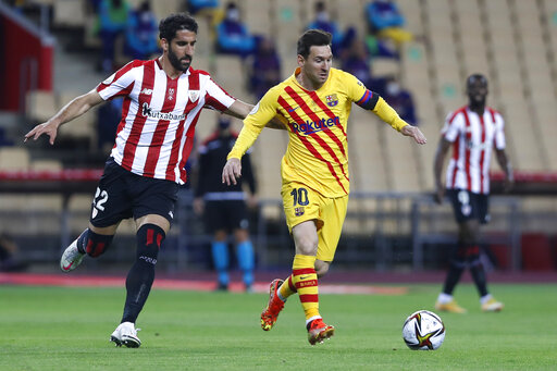 Messi Nets 2, Barcelona Beats Bilbao 4 0 To Win Copa Del Rey