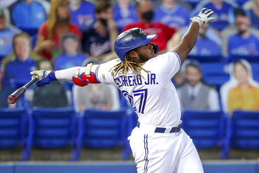 Guerrero Jr. Hits 3 Hrs, Slam Off Scherzer, Jays Beat Nats