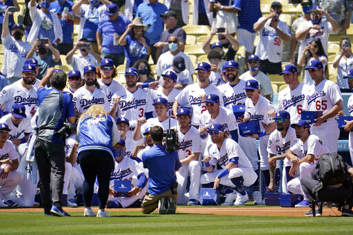 Dodgers Receive World Series Rings In Pregame Ceremony