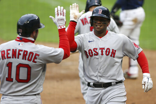 Devers, Bosox Win Snowy 7th In Row; Twins Hold Silent Moment