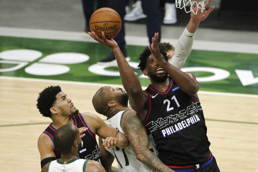 Bucks Start Out Strong, Defeat 76ers 124 117