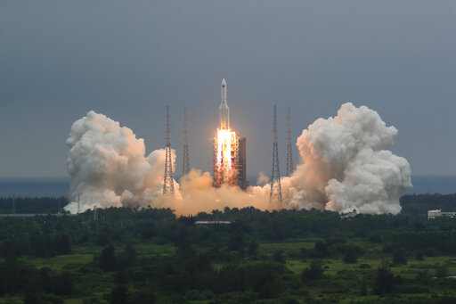 Main Stage Of Chinese Rocket Likely To Plunge To Earth Soon