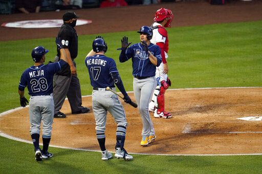 Adames, Margot Slug Rays Past Angels 7 3; Rendon Injured