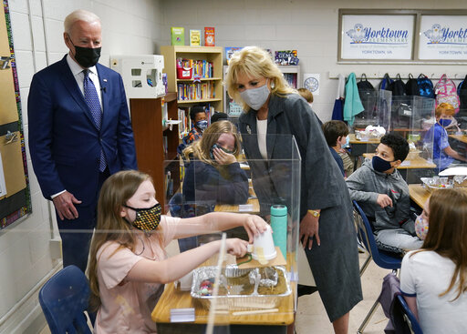 Biden Pushes Education Spending At Stops In Virginia