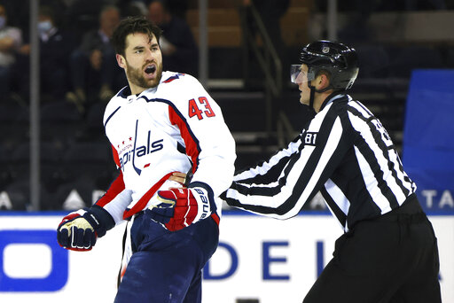 Capitals’ Wilson Fined $5k For Roughing Rangers’ Buchnevich