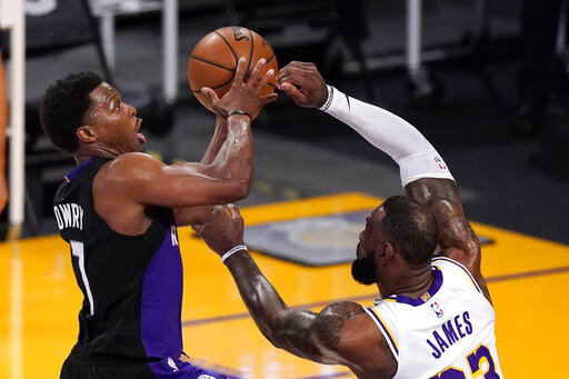 Lowry Leads Depleted Raptors Past Lakers; Lebron Exits Early