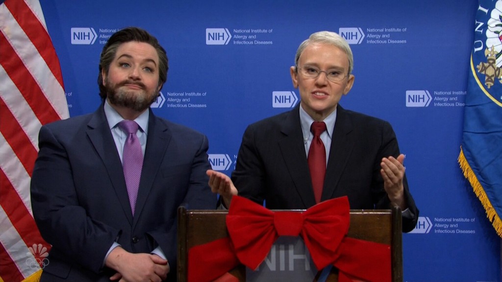 Kate Mckinnon Returns To ‘snl’ As Dr. Anthony Fauci With A Holiday Pandemic Message