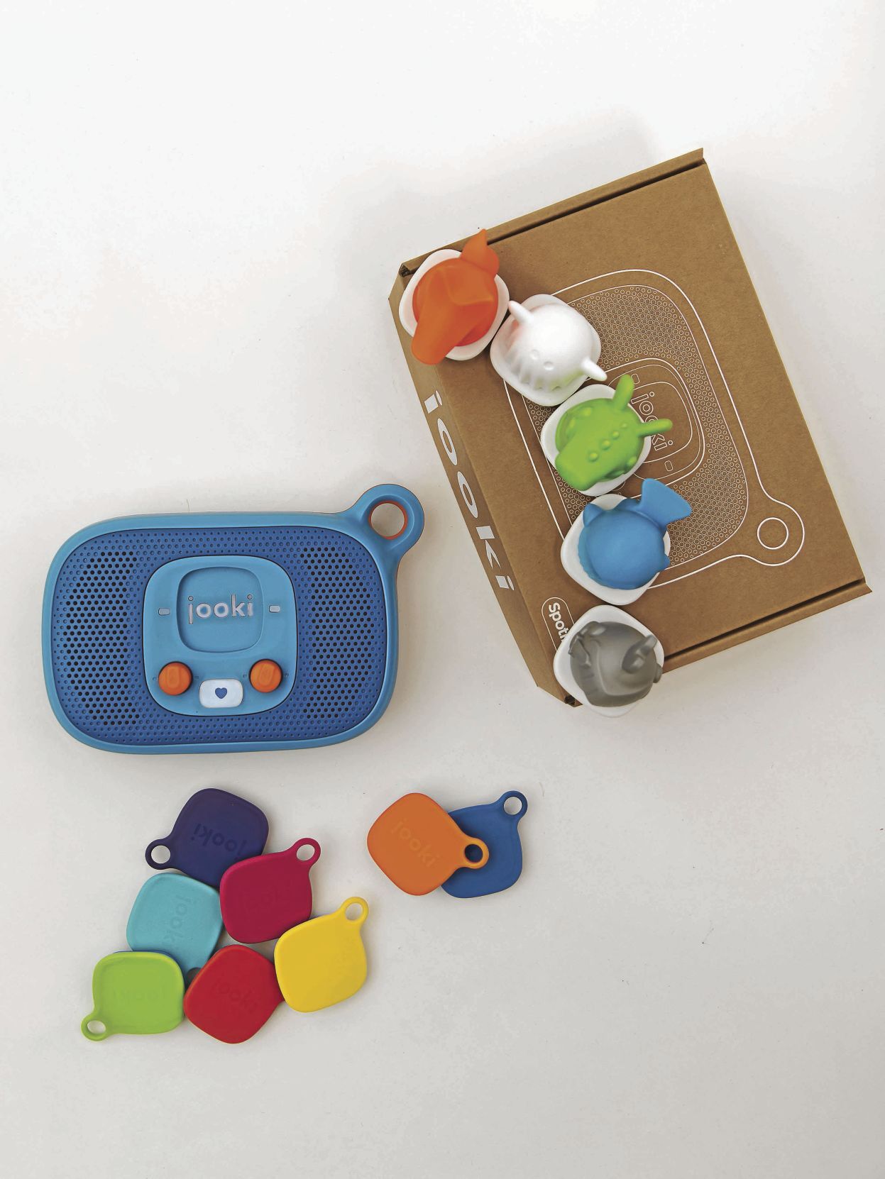 <p>The splash-proof Jooki Children's Speaker runs for eight hours before needing a USB charge and has 5GB of internal memory. (Jooki/TNS)</p>
