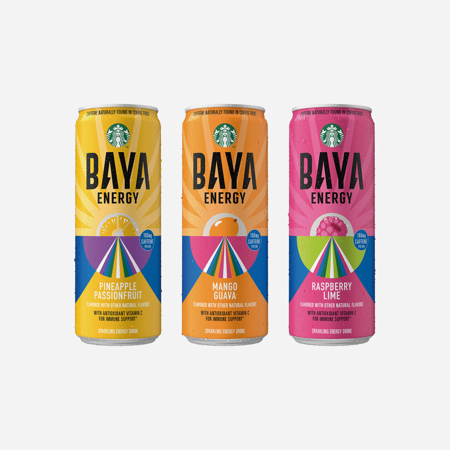 <p>Starbucks is giving customers new ways to perk up by giving them a line of energy drinks called Starbucks Baya Energy and a bunch of fresh flavors in the grocery aisle.</p>