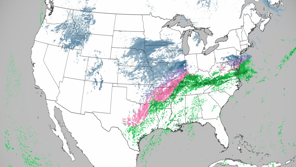 A Dangerous Ice Storm Is Developing As Cold And Warm Temperatures Clash
