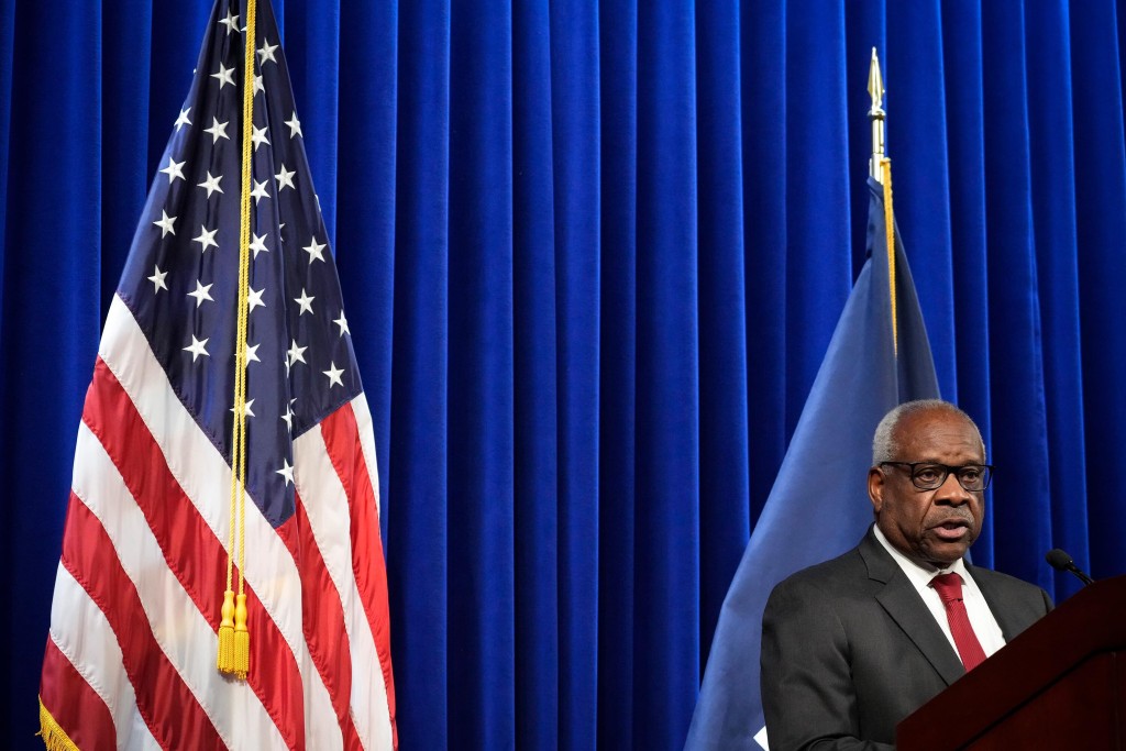Justice Clarence Thomas Released From Hospital After Week Long Stay