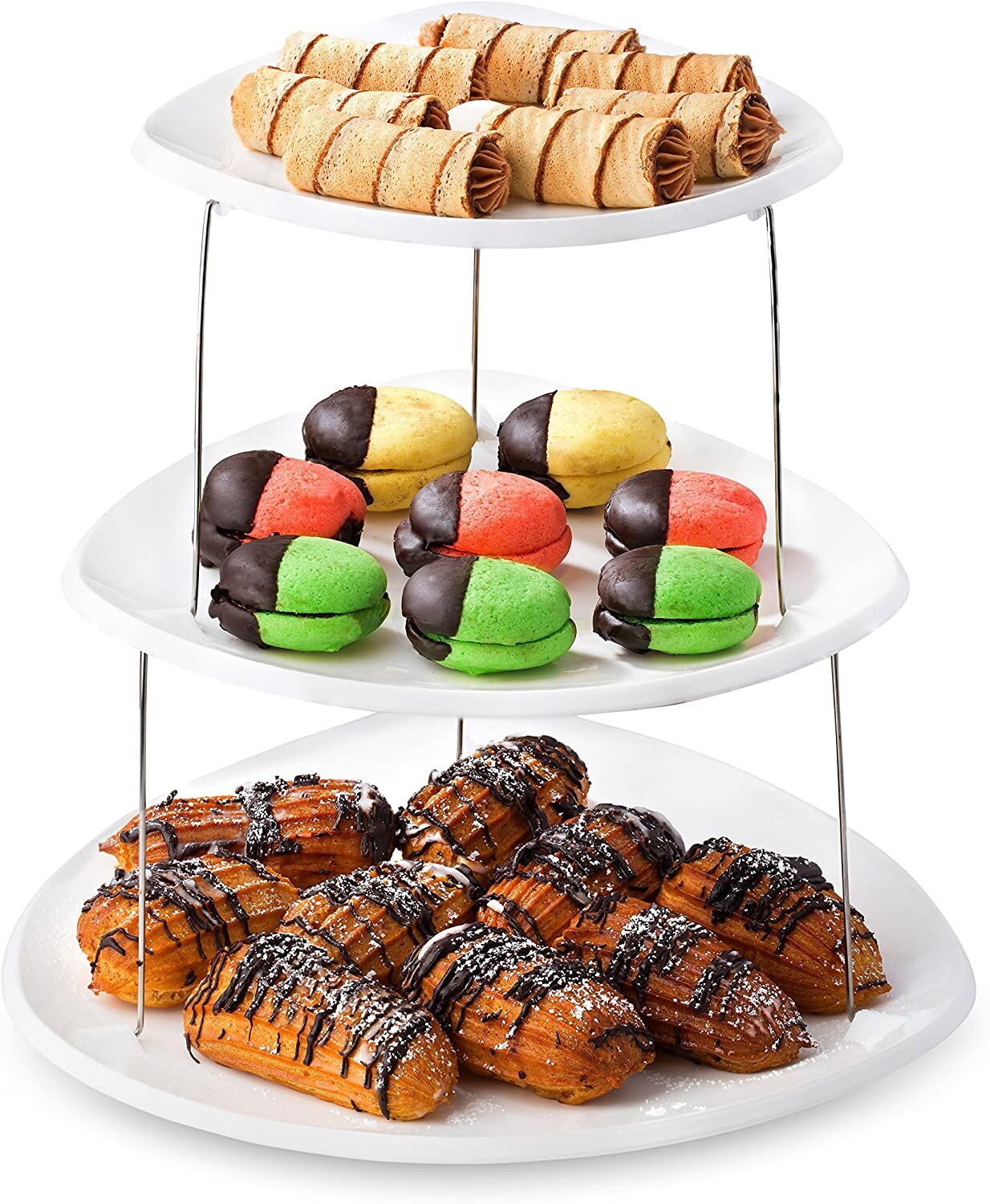 <p><em><a href="https://www.amazon.com/dp/B073Z4MJZZ?tag=leeenter0889-20&linkCode=ogi&th=1&psc=1" target="_blank">3-Tier Collapsible Party Tray</a></em></p>