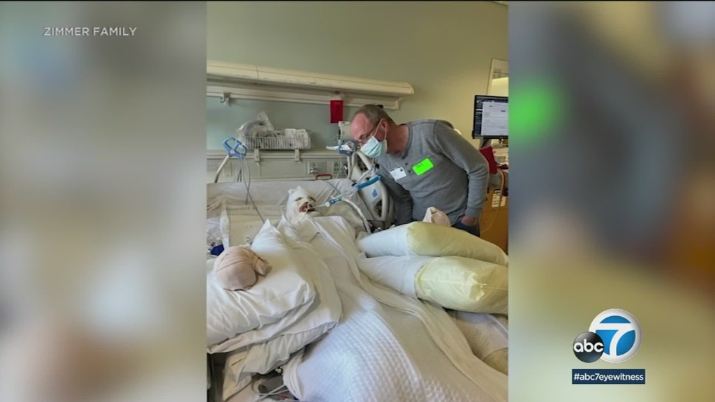 Man Who Survived Propane Tank Explosion Reunites With Staff Who Saved His Life