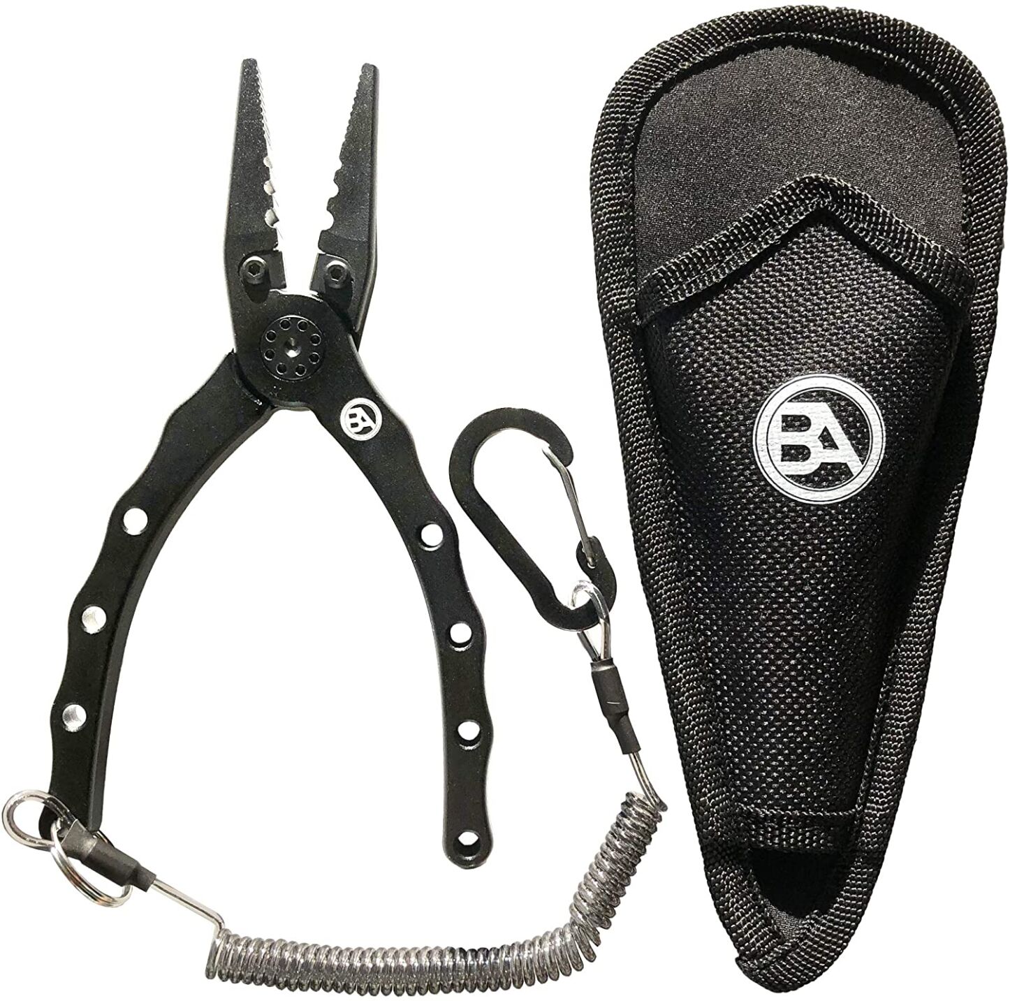 <p><em><a href="https://www.amazon.com/dp/B08N84V5GM?tag=leeenter0889-20&linkCode=ogi&th=1" target="_blank">Aluminum Fishing Pliers</a></em></p>