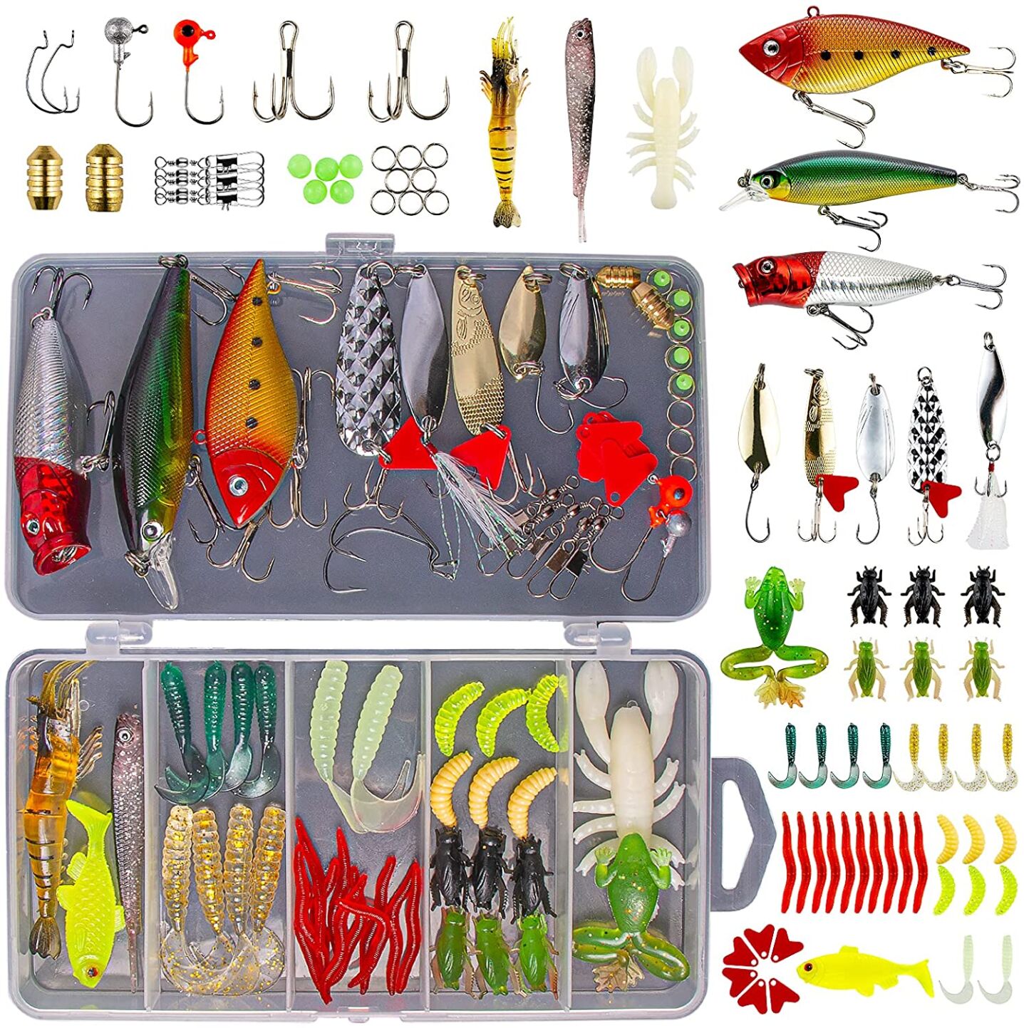 <p><em><a href="https://www.amazon.com/dp/B08DY9NGQV?tag=leeenter0889-20&linkCode=ogi&th=1" target="_blank">GOANDO Fishing Lures</a></em></p>