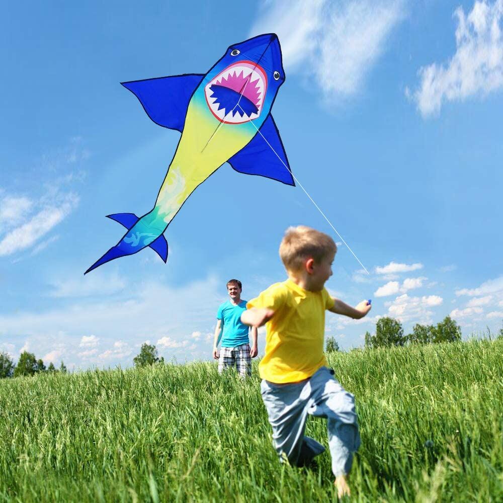 <p><em><a href="https://www.amazon.com/dp/B088D8F2NT?tag=leeenter0889-20&linkCode=ogi&th=1&psc=1" target="_blank">Huge Shark Kite from HONBO</a></em></p>
