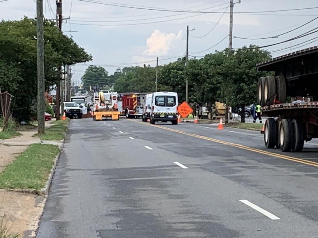 Cfd: North Charlotte Street Closes Due To Natural Gas Line Cut