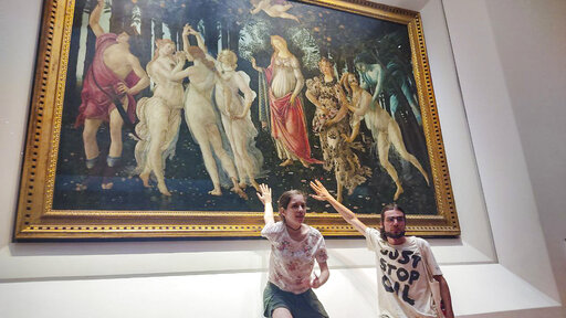 Protest Held At Uffizi’s ‘spring’ But Painting Not Damaged