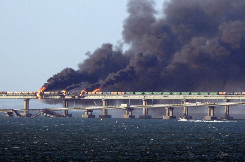 A Blast Hit A Key Bridge Linking Crimea To Russia. Here’s What We Know