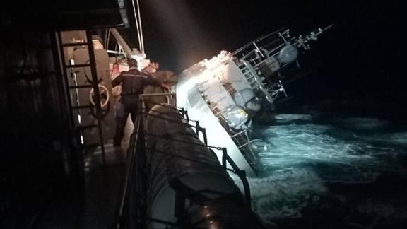 Thai Warship Sinks In Severe Weather, Leaving 33 Crew Missing