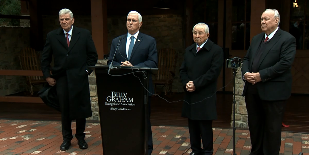 Former Vp Mike Pence Attends Dedication Of Billy Graham Library Expansion