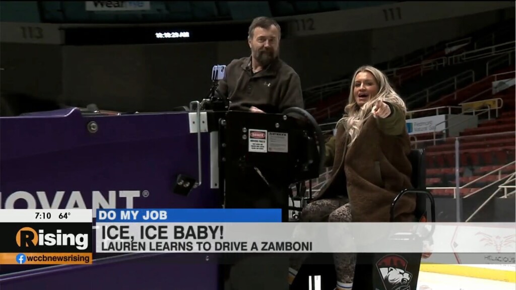 Do My Job: Lauren Learns To Drive A Zamboni