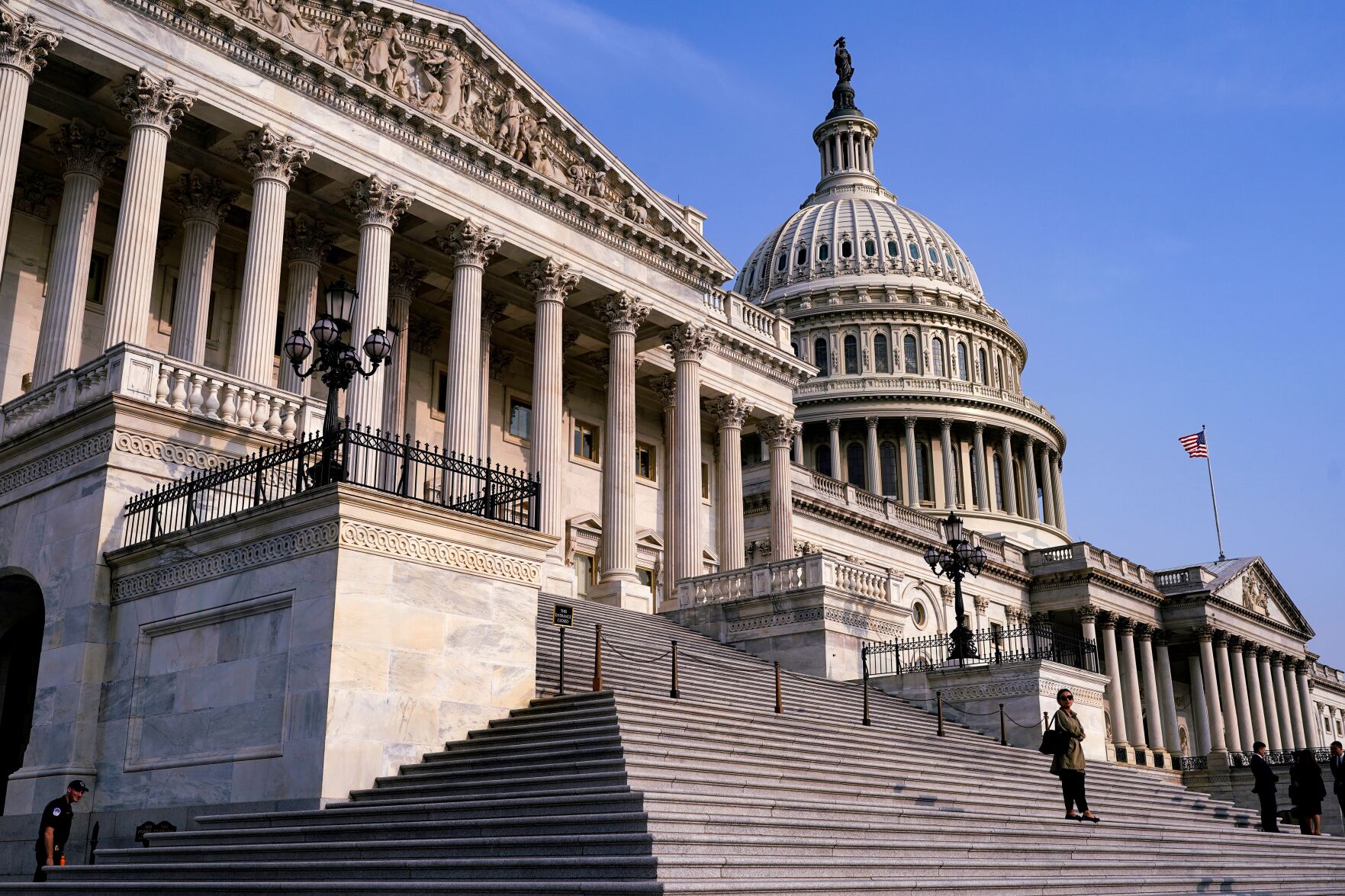 <p>Negotiations on the debt limit continue in the House of Representatives between mediators from the Biden administration and Speaker of the House Kevin McCarthy, R-Calif., at the Capitol on Wednesday in Washington.</p>