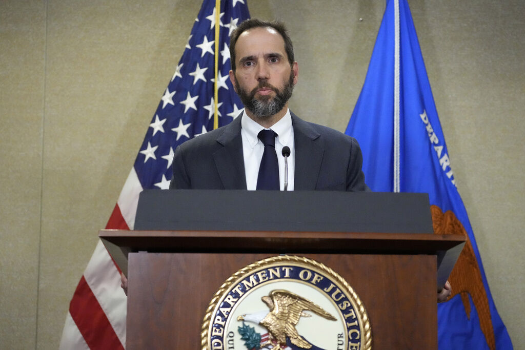 <p>Special counsel Jack Smith speaks to reporters Friday, June 9, 2023, in Washington. Former President Donald Trump is facing 37 felony charges related to the mishandling of classified documents according to an indictment unsealed on Friday. </p>