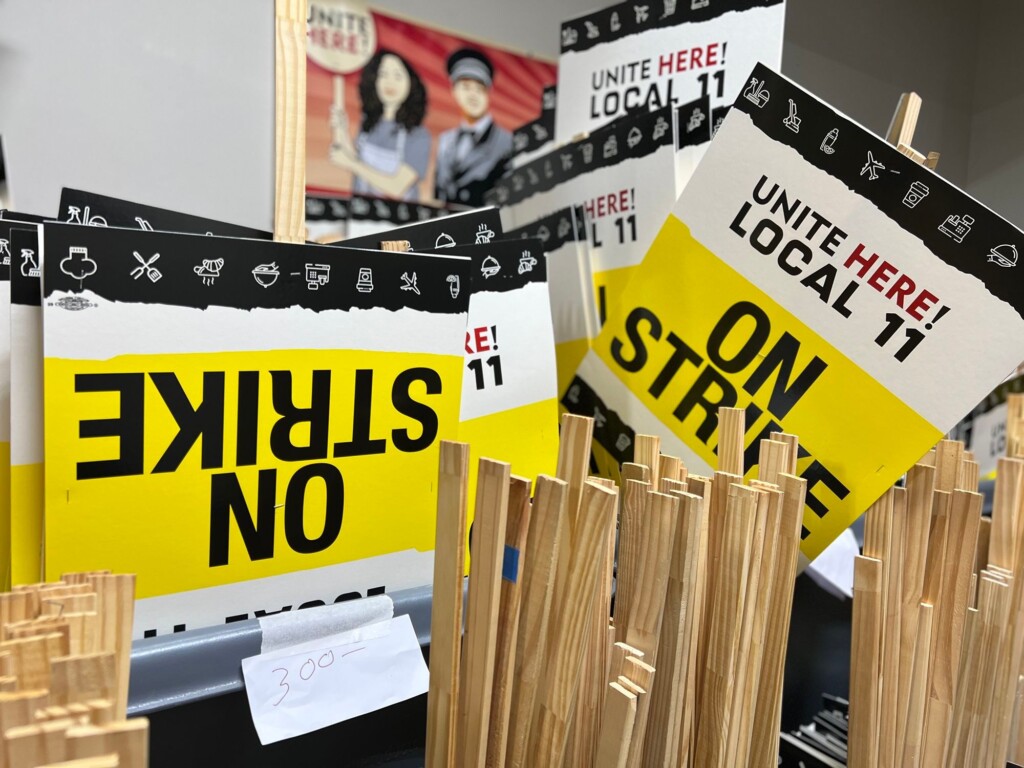 Workers At Major Hotels In Southern California Begin Strike Over Holiday Weekend