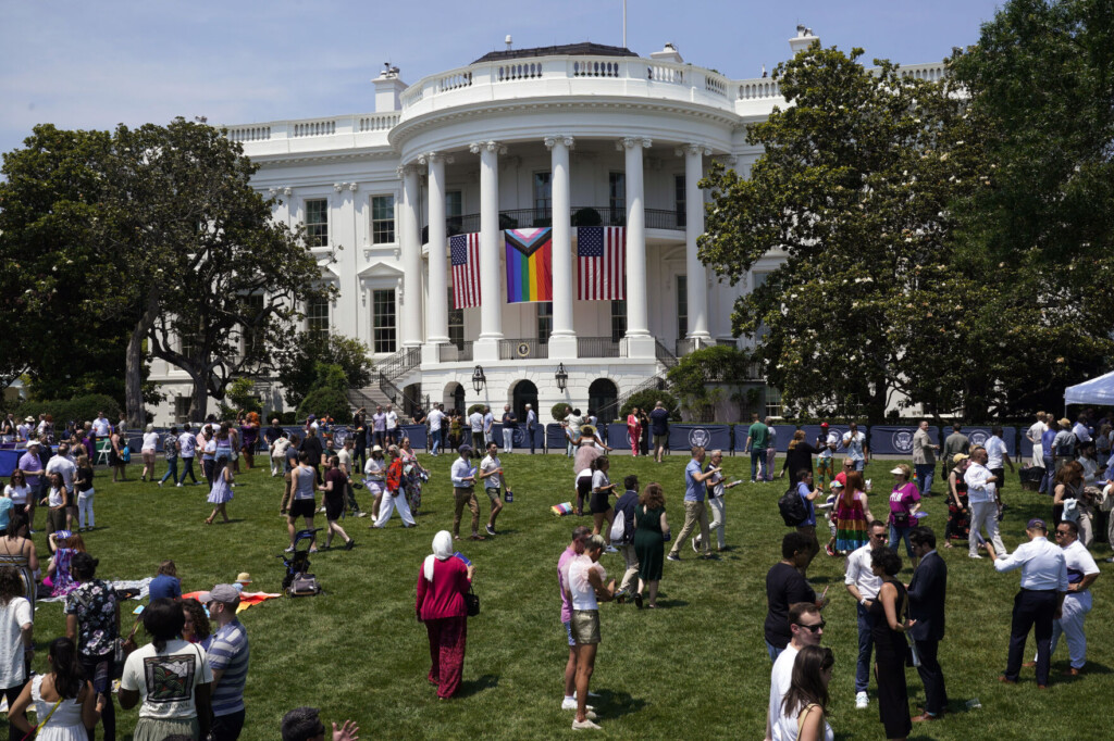 Biden Marks Lgbtq+ Pride Month With Celebration On White House South Lawn