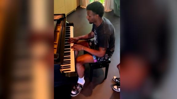 Lebron James Shares Video Of Son Bronny Playing Piano After Cardiac Arrest