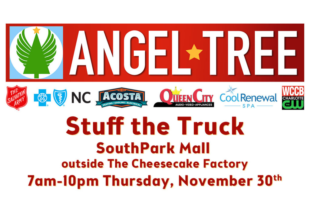 ‘stuff The Truck’ With Wccb And The Salvation Army At Southpark Mall