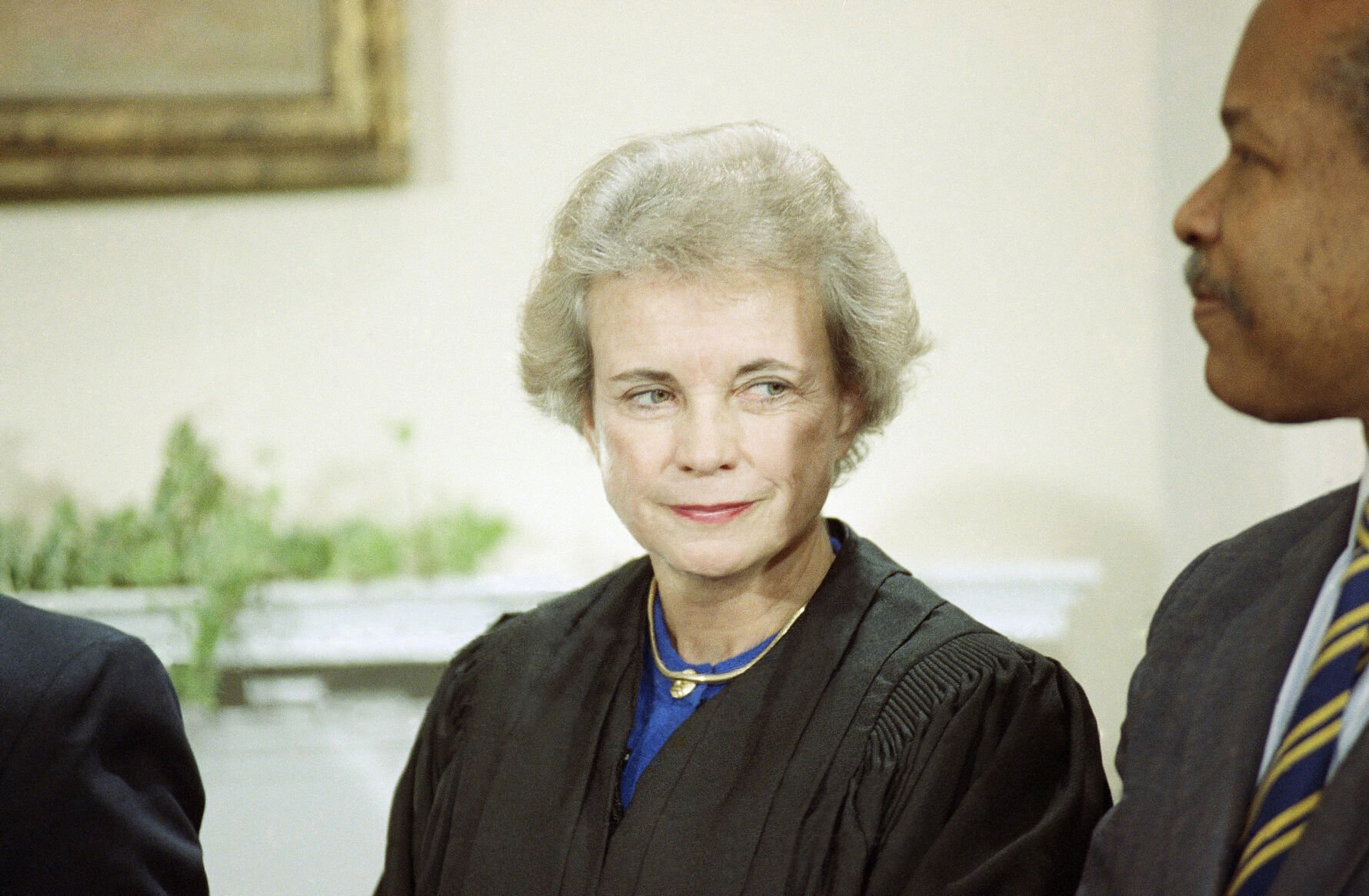 <p>Supreme Court Associate Justice Sandra Day O’Connor, who will turn 60 this week, and is known as a hard-working and strong-willed Supreme Court justice, is arguably the nation’s most powerful woman, shown March 22, 1990. O’Connor is the high court’s first and only women justice. (AP Photo/Barry Thumma)</p>