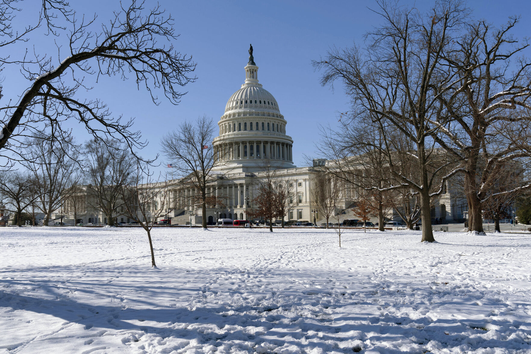 <p>The U.S Capitol is seen on a sunny day in Washington, Wednesday, Jan. 17, 2024. ( AP Photo/Jose Luis Magana)</p>